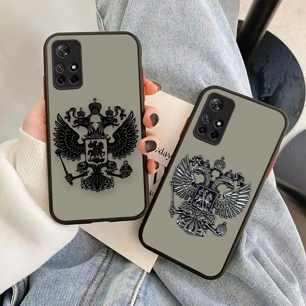 

Matte Case Funda Coque For Redmi NOTE 11 10 9T 9S 9 8 5G 4G PRO 7 6 5A 5 4 3 2 PRIME Clear Case Capa Russian Flag Insignia