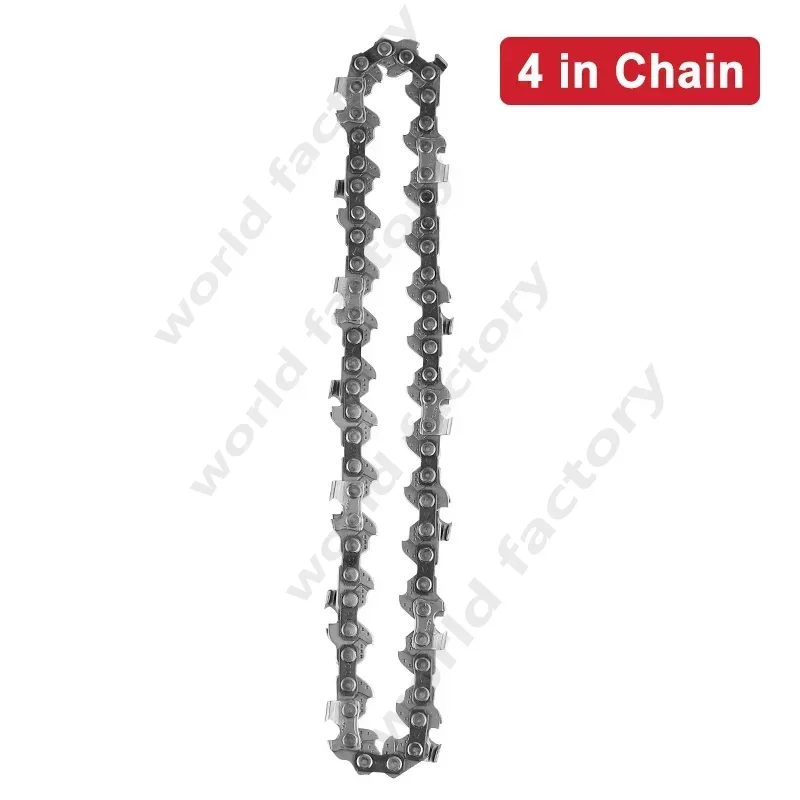 Цепь и направляющая бензопилы WOSAI 4-дюймовая 6-дюймовая цепи для лесозаготовок