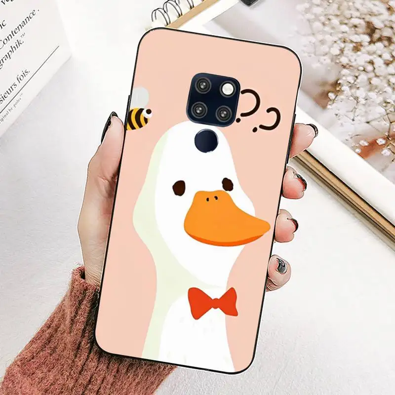 YNDFCNB Goose duck cute Phone Case For Huawei Mate 10 20 30 40 50 lite pro Nova 3 3i 5 6 SE 7 pro 7SE