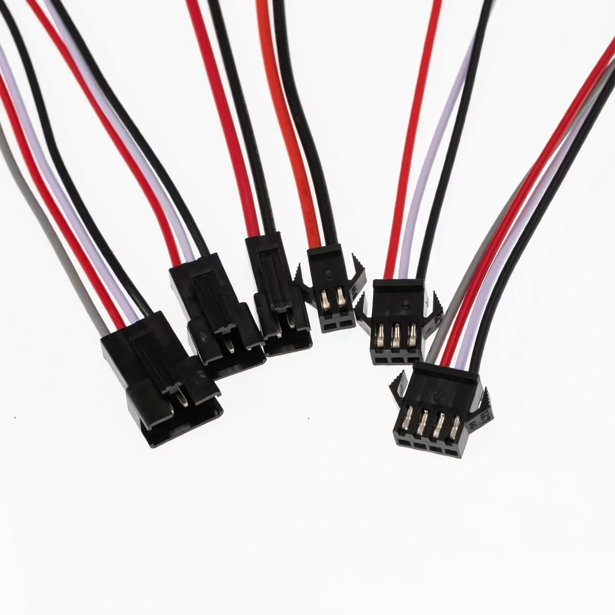 

10 Пар Разъемов JST SM (2/3/4 Контакта) Типа «папа-мама» Для Светодиодных Лент, Драйверов И Быстрых Адаптеров