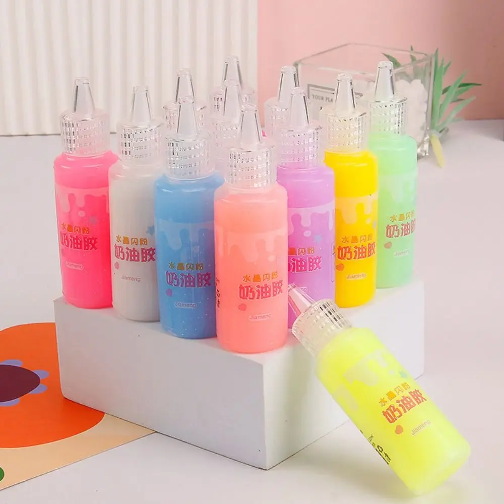 

Resin Cream DIY Crystal Cream Glue Diy Craft Soft Clay Handmade Simulation Glue Goo Card Glue 22ml Soft Clay Kids Gift