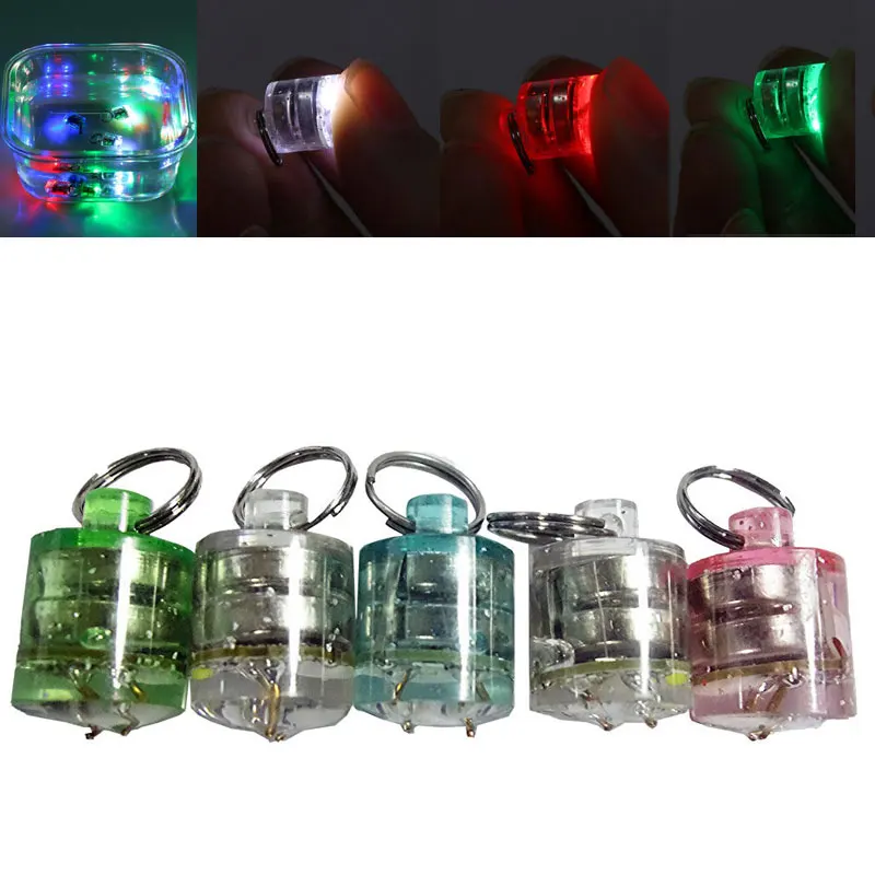 

1Pcs Mini Fishing LED Light Underwater Cylindrical LED 5 Colors Bright Squid Bait Lure Freshwater Fish Lighting