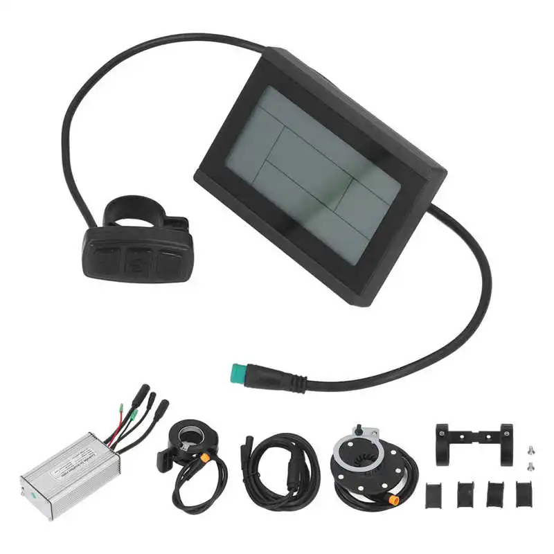 

Electric Bike Conversion Kit Internal Circuit Protection Bicycle LCD3 Display for 500W Motor