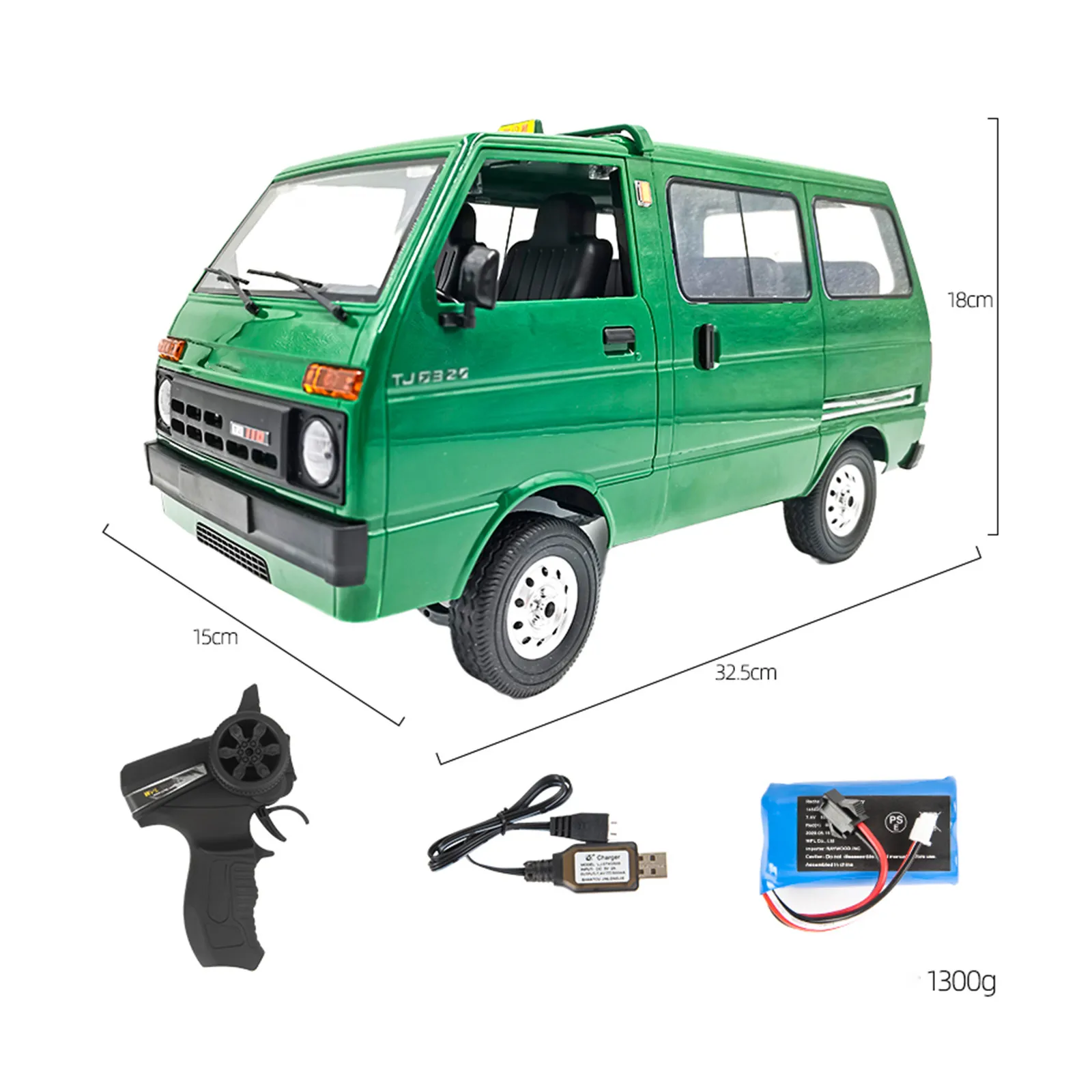 For WPL D42 1/10 RC Car 2.4G Simulation Drift Climbing Truck High Performance Motor Minivan Model Cars Toys For Boys Gifts enlarge