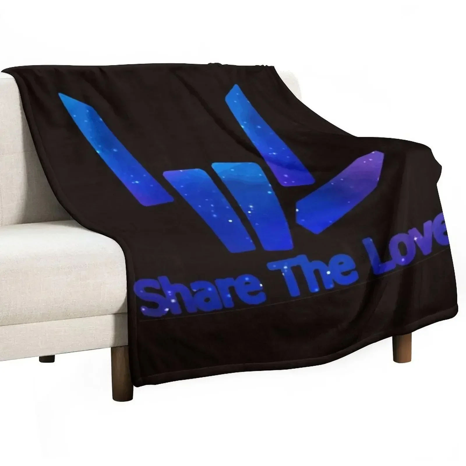 Дети Share The Love Galaxy Logo Stephen Sharer Плед для дивана Тонкие роскошные фланелевые