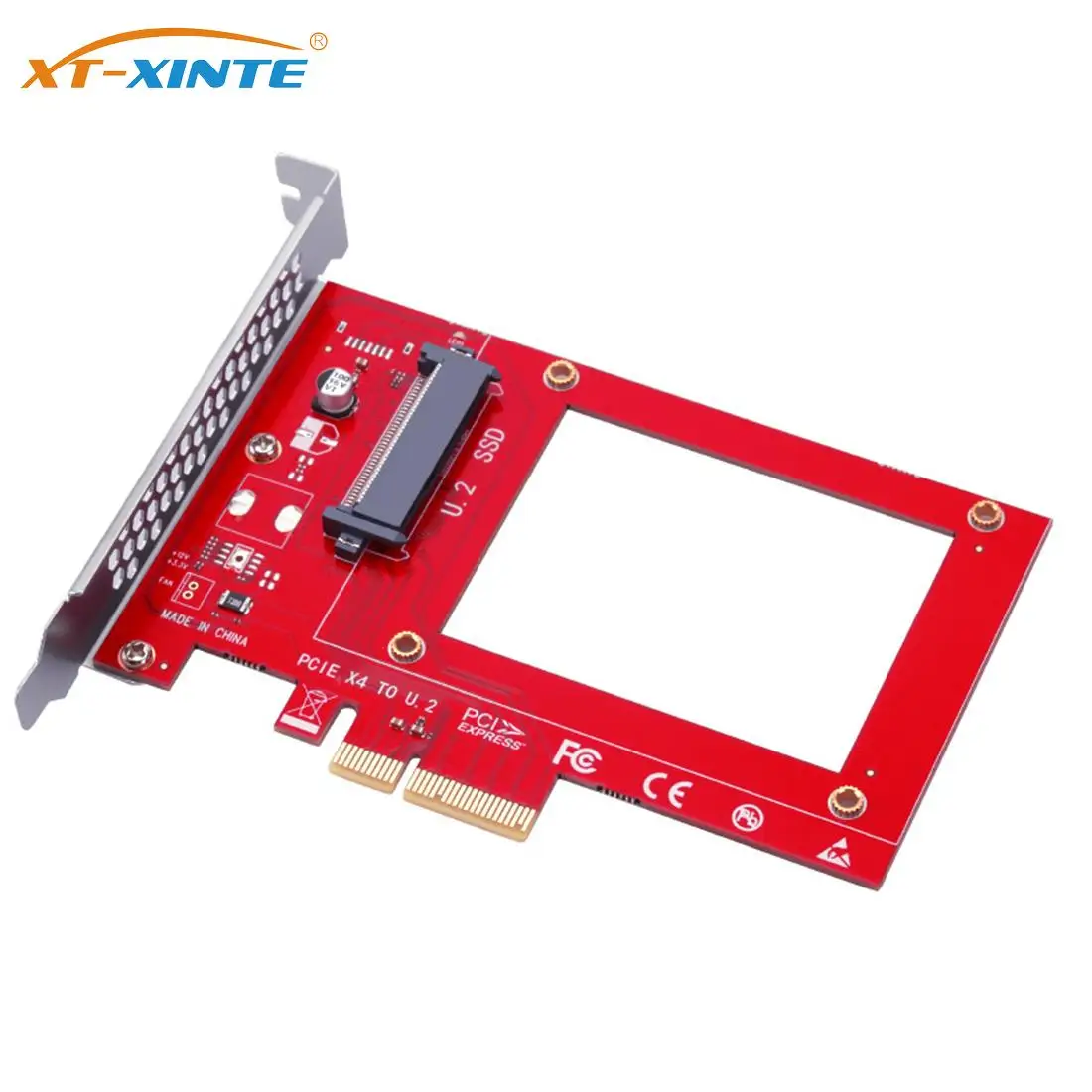 XT-XINTE U.2 к PCI-E X4 карта расширения PCIe Riser Card SF8639 PCI Express X4/X8/X16 компьютерный жесткий
