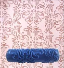 7-дюймовый 3D резиновый настенный декоративный ролик для краски, узорчатый ролик, инструменты для украшения стен без ручки, розовый ролик для краски