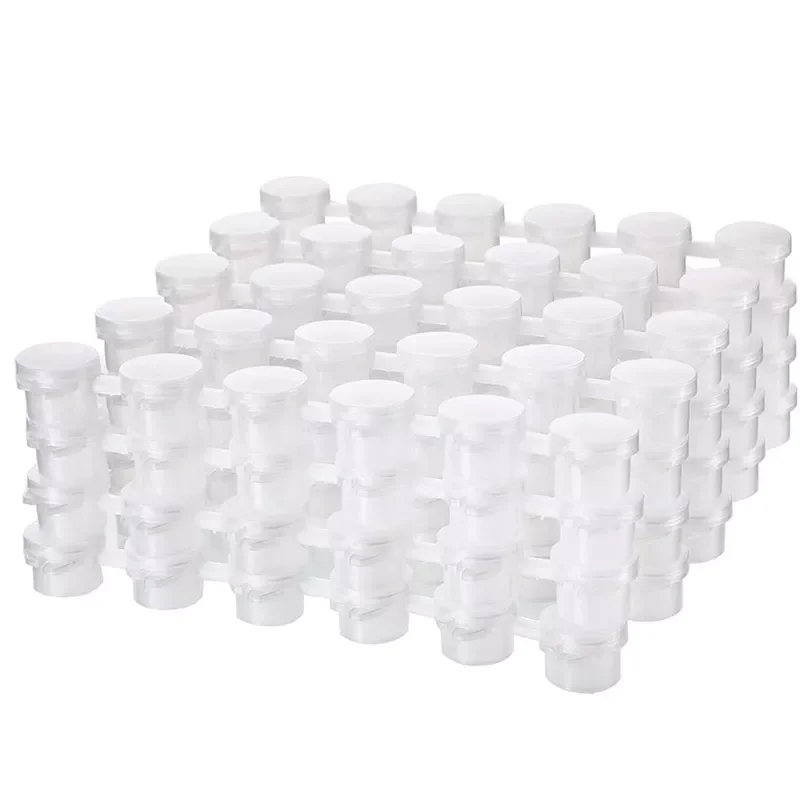 

Strips 2Ml Empty Paint Strips Paint Cup Pots Clear Storage Containers Painting Arts Crafts Supplies 144 Pots in Total