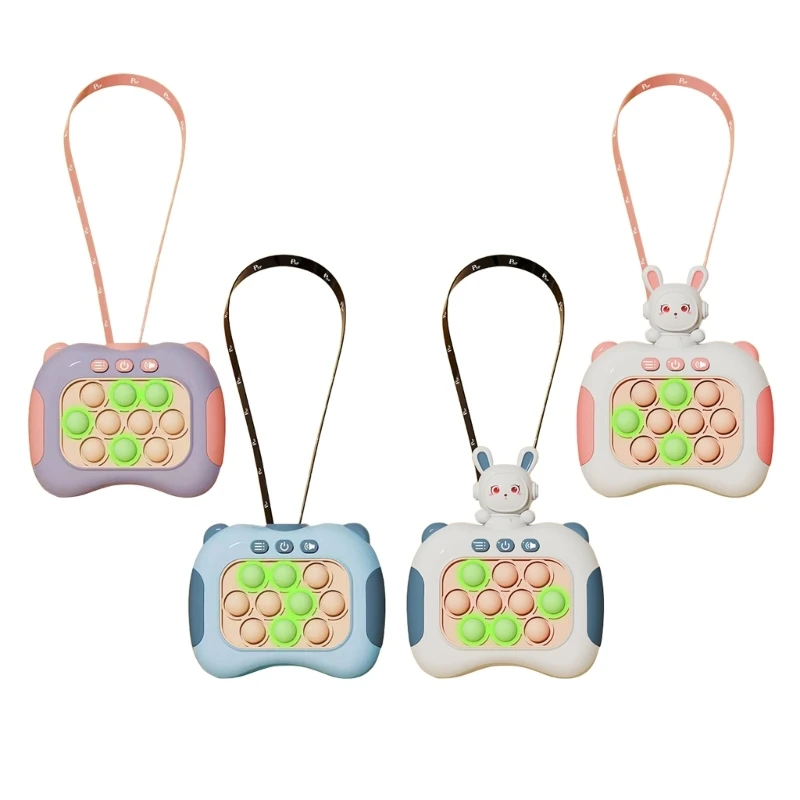 

Finger Press Handheld Game Console Toy Novelty WhackaMole Sensory Gamepad Toy Kids Fine Motor Skill Toy Electronic Gift