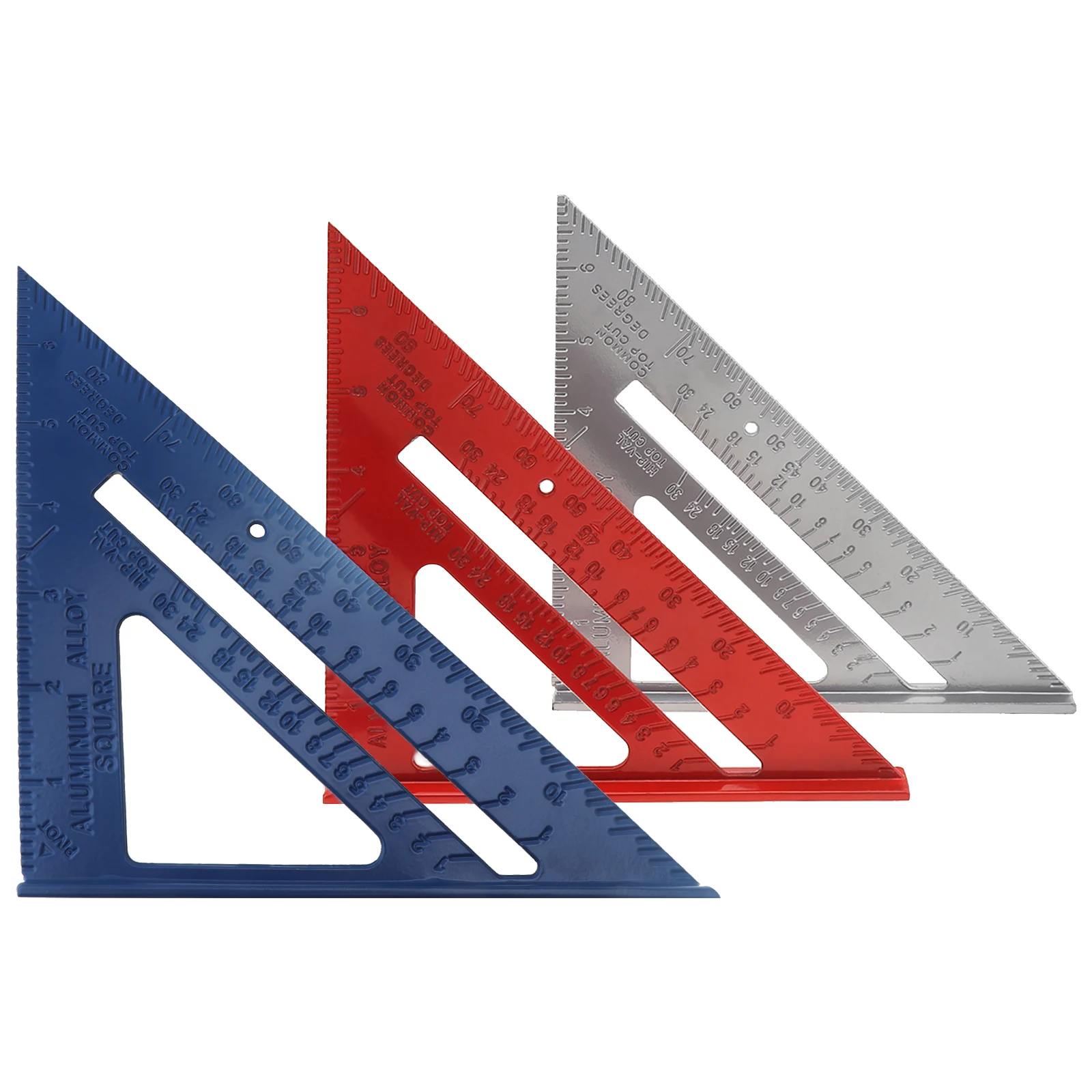 

Triangle Ruler 7Inch / 180mm Measurement Tool Alloy Carpenter Set Square Angle Woodworking Tools Triangular Protractor Metric