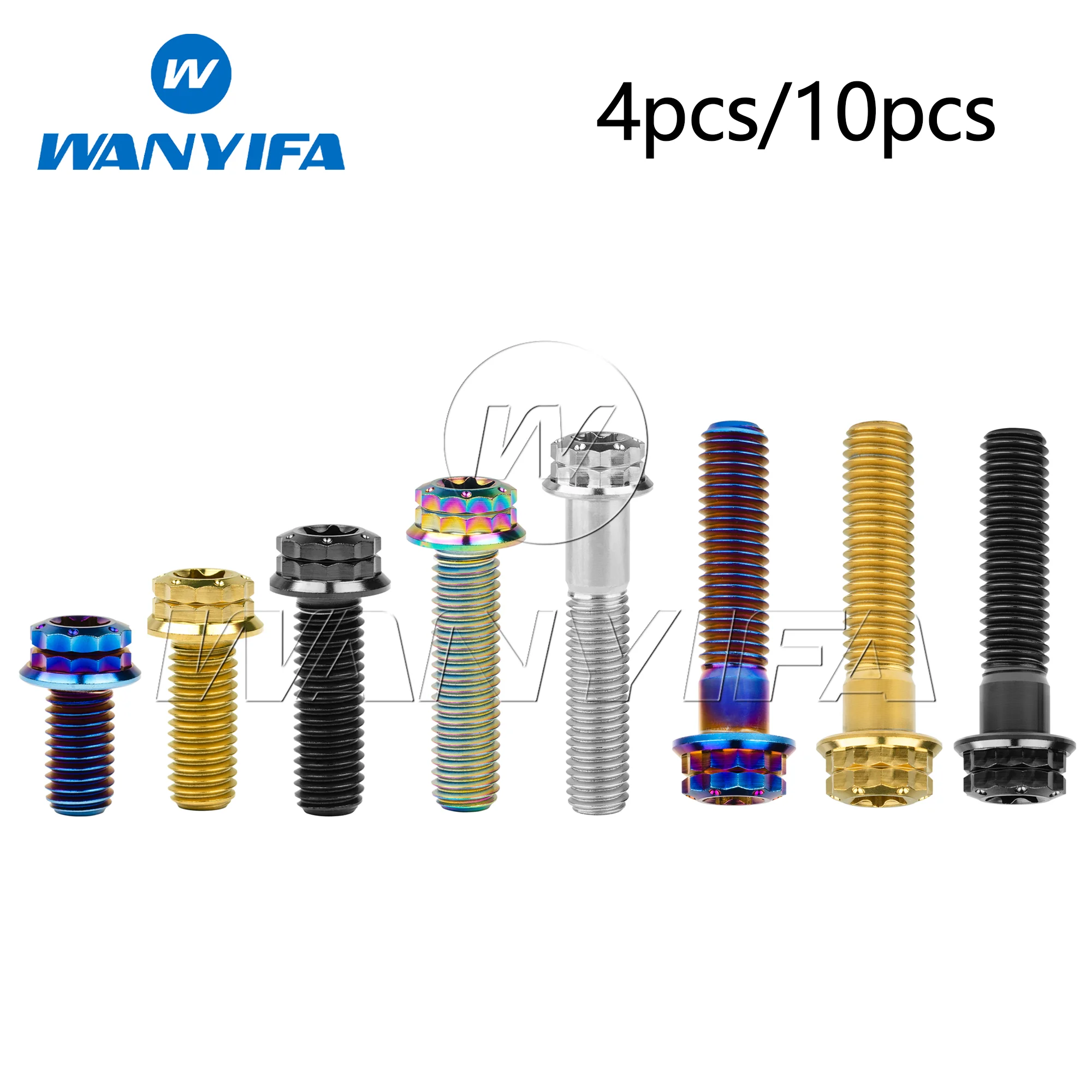 Фланцевые винты Torx T40 для мотоцикла Запасные детали 4 шт/10 шт M8x15/20/25/30/35/40/45/50/55/60/65/80