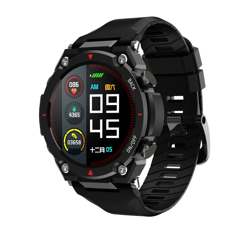 

DK20 Smart Watch 1.32inch Men Outdoor Sports Music Smartwatch Heart Rate Blood Pressure Oxygen Monitor Fitness Tracker