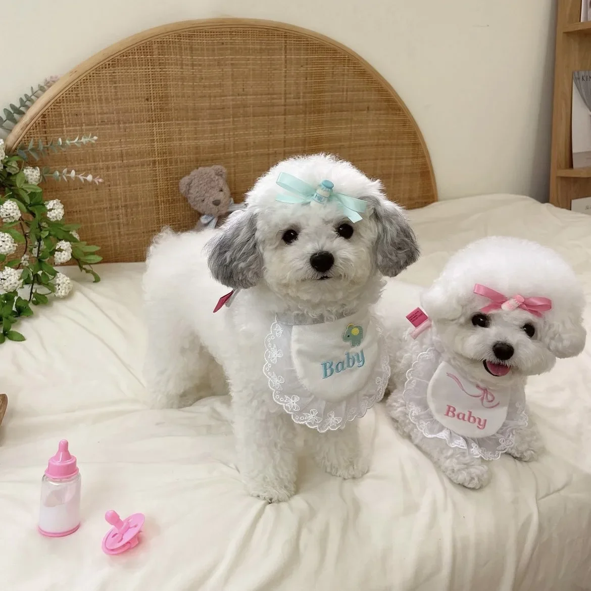 Новое милое Хлопковое полотенце INS в виде бутылочки с бантом удобное