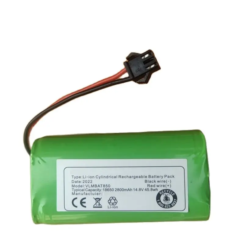 

New Battery for DEXP MMB-300 Polaris PVCR-1226 Neatsvor X500 X600 & X600 Pro Cleaner Li-ion 18650 14.4V 14.8V