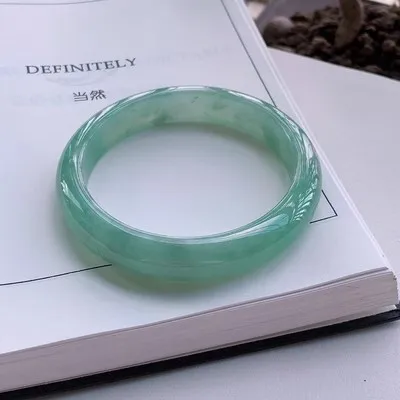 Ювелирные изделия zheru браслет из натурального бирманского нефрита 54 мм-62 мм