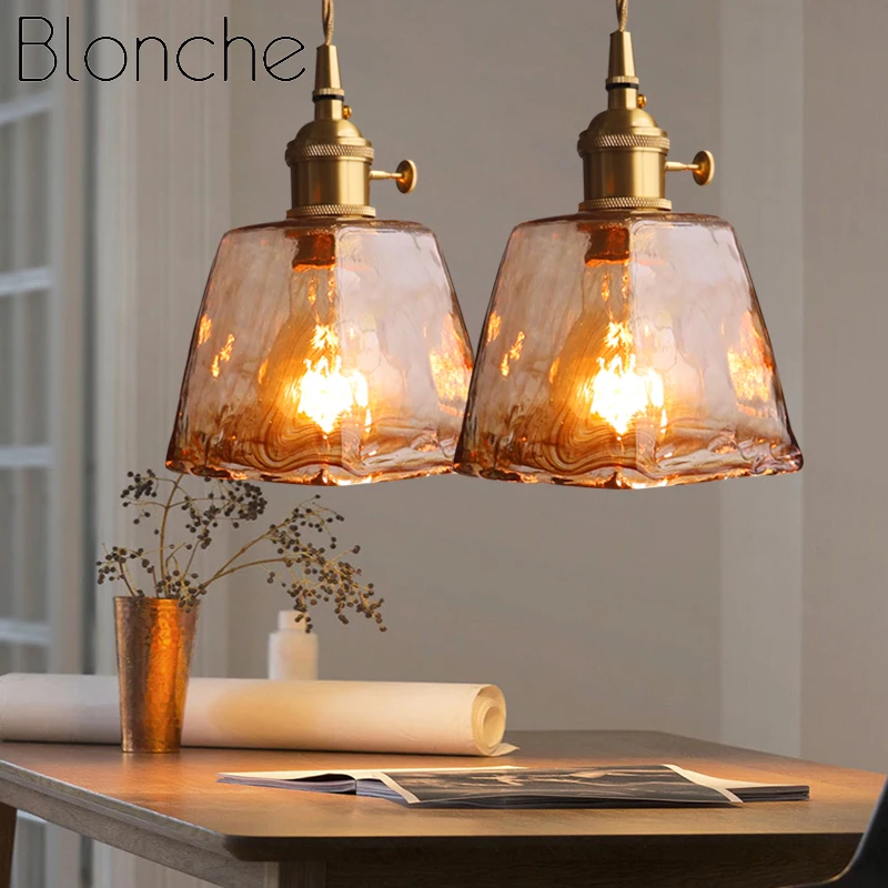 

Nordic Modern Brass Glass Pendant Lights for Living Room Bedroom Haning Lamp Kitchen Restaurant Bar Pendant Lamp Home Decor E27