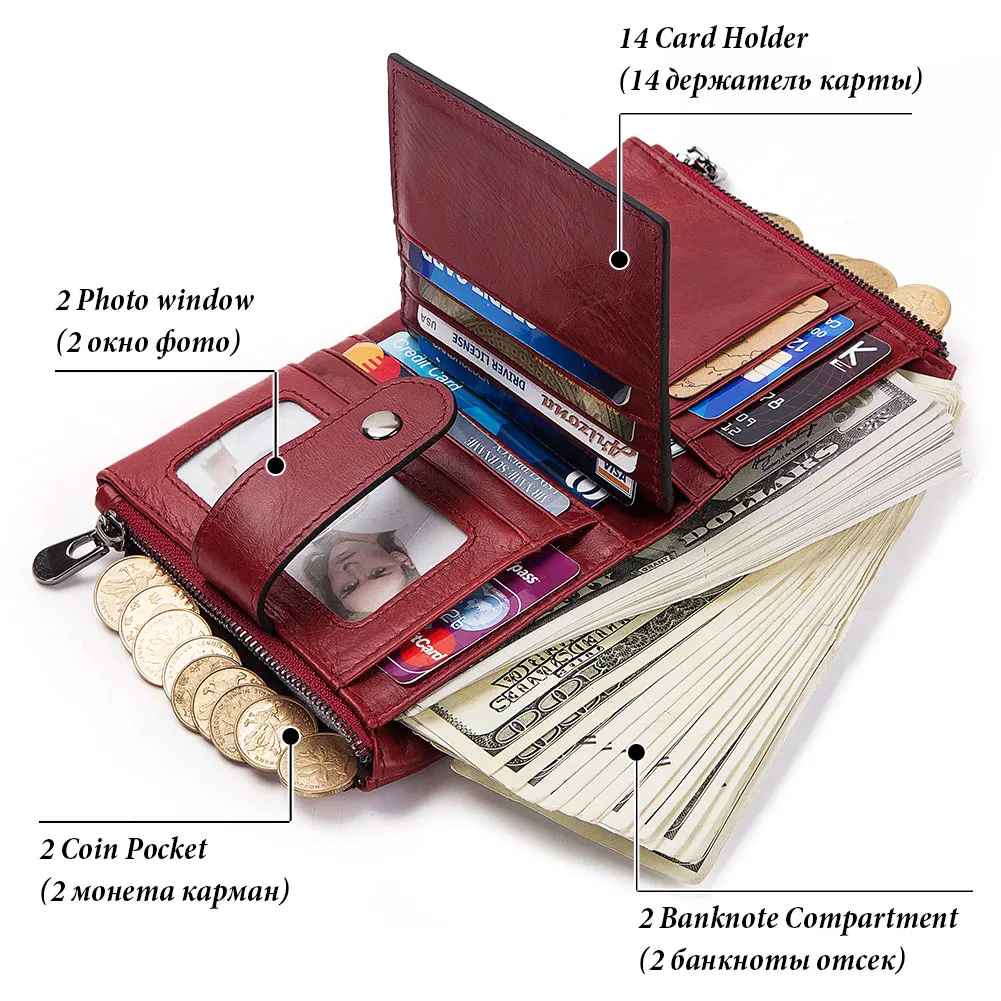 leather men wallets solid sample style zipper purse man card horder famous brand quality male wallet name engraving walet hot free global shipping