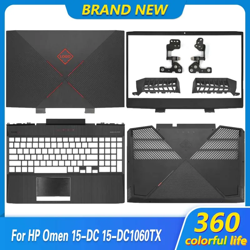 

Новая воздушная розетка для ноутбука HP Omen 15-DC 15-DC1060TX TPN-Q211, задняя крышка ЖК-экрана, передняя панель, Упор для рук, клавиатура, Верхняя Нижняя д...