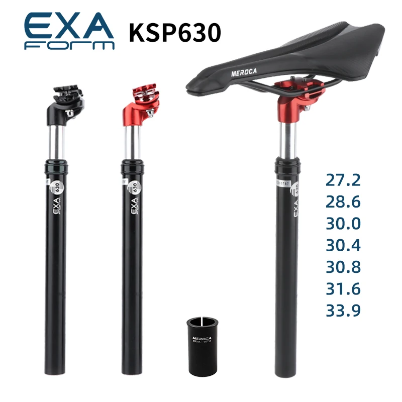 

EXA KS Bicycle Shock Absorber Seat Post MTB Seatpost 27.2mm 30/30.4/30.8/31.6/33.9mm BMX Road Bike universal accessories