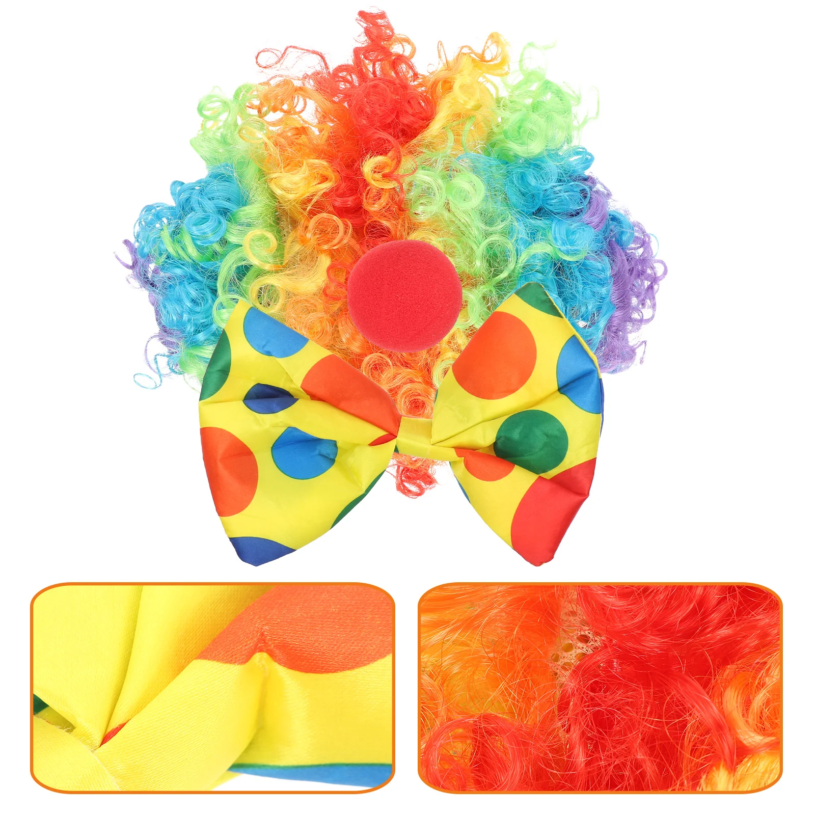 

Accessories Bow Tie Prop Clown Costume Stage Performance Kit The Nose Funny Decor Adult