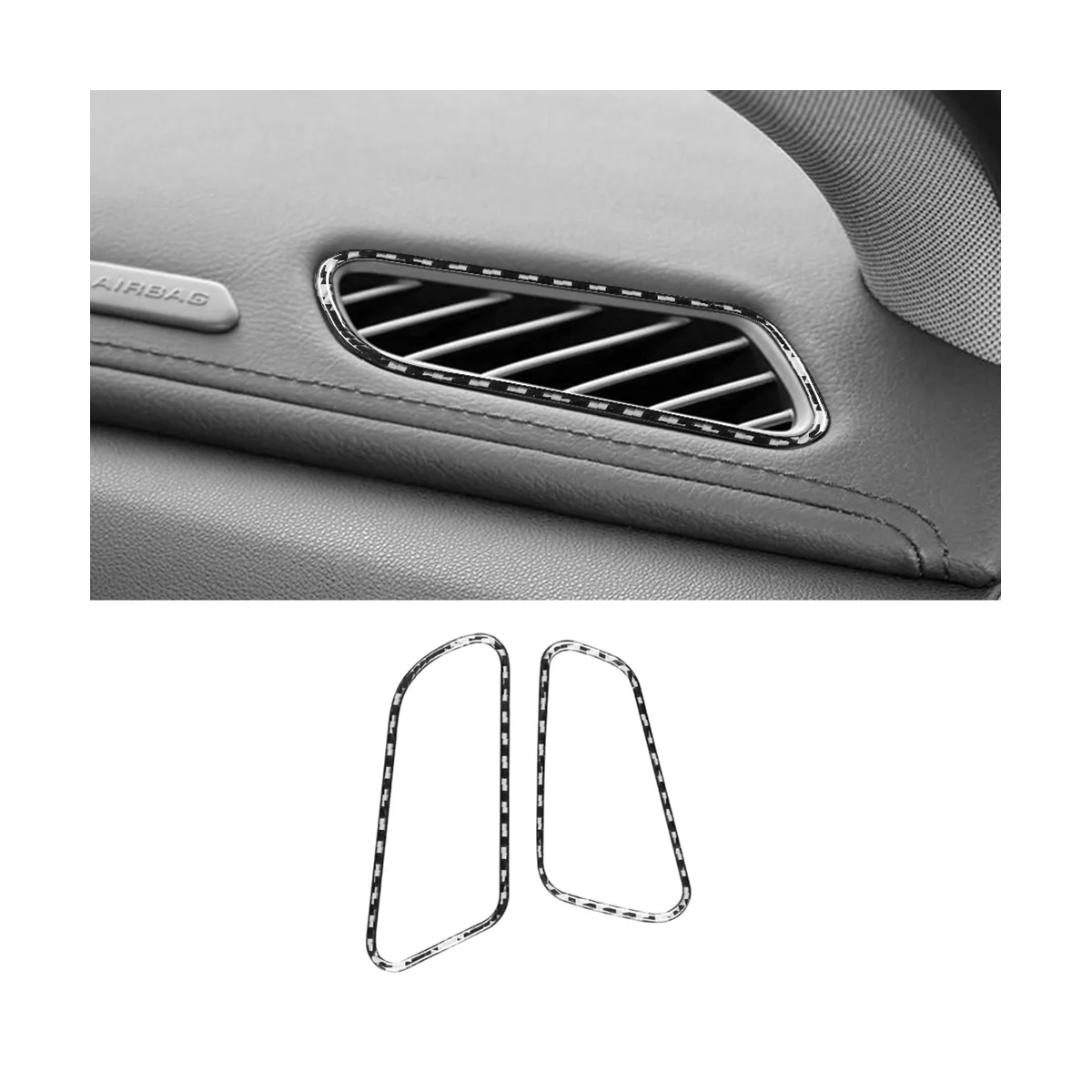 

Обшивка для вентиляционного отверстия из углеродного волокна для приборной панели Cadillac XTS 2013-2018, аксессуары