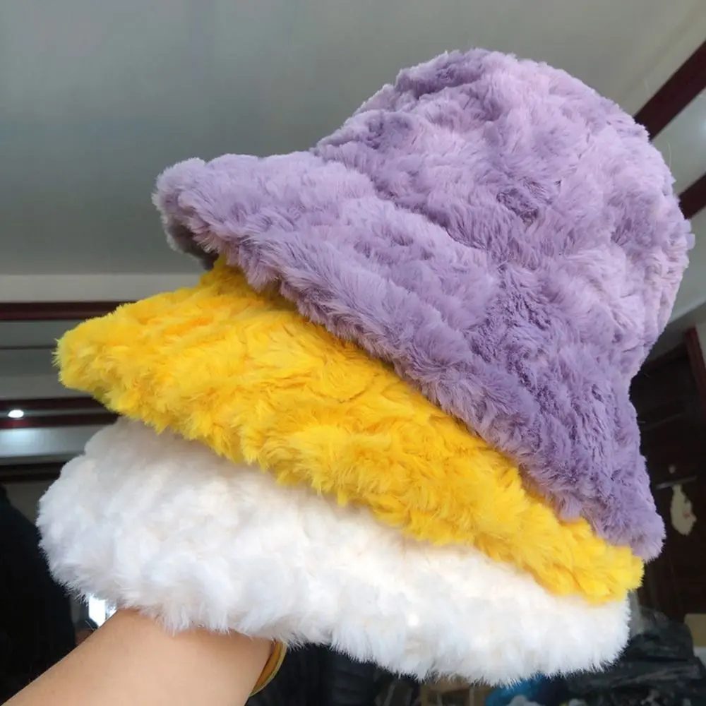 

Outdoor Casual Warm Soft Panama Hat Sun Cap Bucket Hat Fisherman Cap