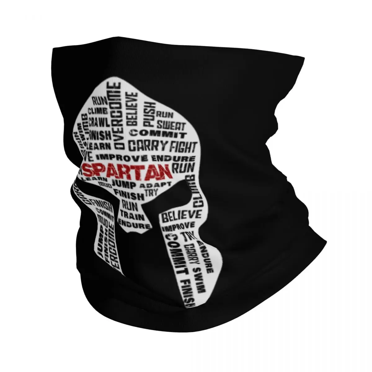 

Spartan Race Helmet Bandana Neck Gaiter Windproof Face Scarf Cover Men Women Sparta Spirit Headband Tube Balaclava