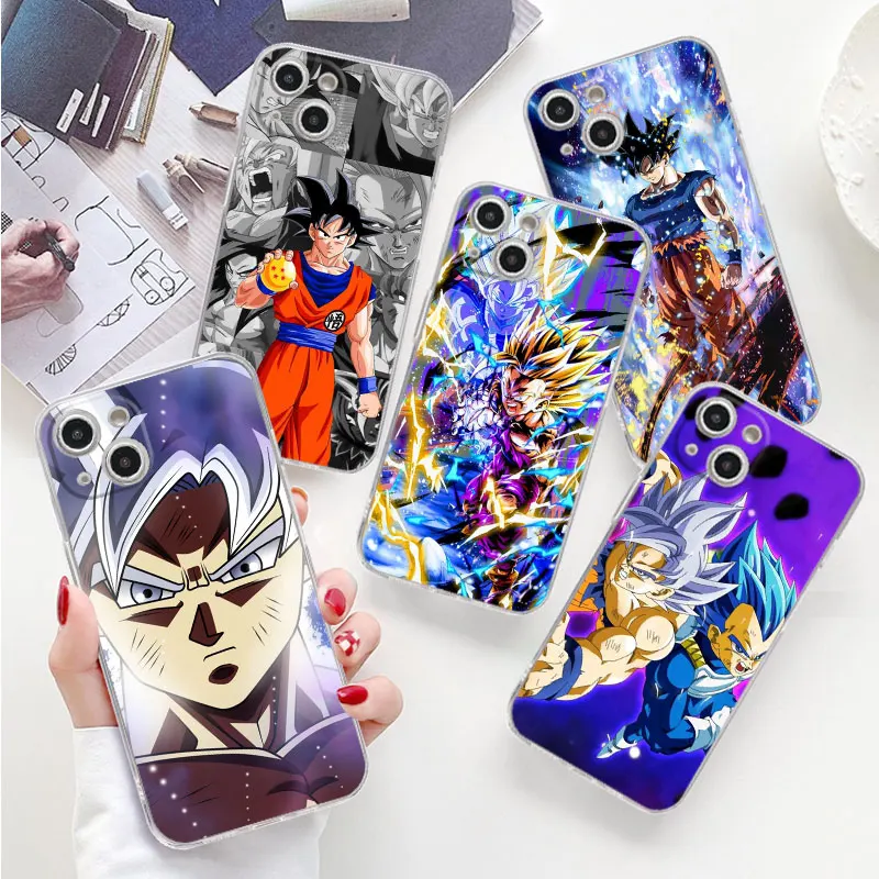 

Прозрачный чехол с аниме «Драконий жемчуг» для Apple iPhone 14 11 13 12 Pro XR X XS Max 13Pro 13Mini 14Plus, силиконовый мягкий чехол для телефона