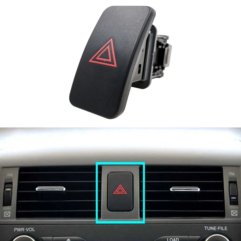 

Car Hazard Light Switch Button For Toyota Corolla 2007-2013 Hazard Warning Indicator Light Switch Button