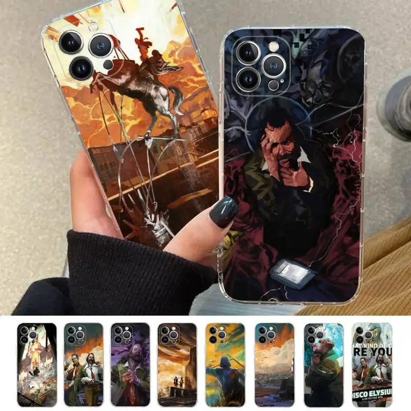 

Disco Elysium Phone Case Silicone Soft for iphone 14 13 12 11 Pro Mini XS MAX 8 7 6 Plus X XS XR Cover