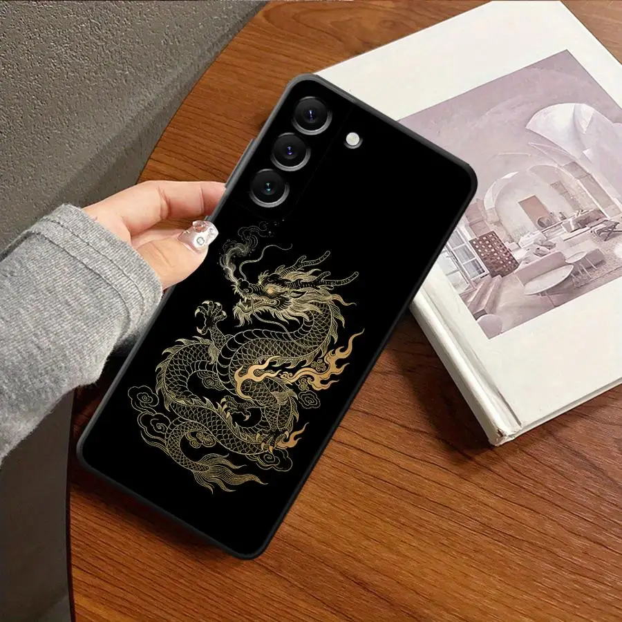 Чехол Golden Fire Dragon для Samsung Galaxy A25 A16 A73 A51 A52 A36 A37 A23 A05 A53 A17 A57 A15 A55 A06 A12 A41 A13 (art.: 3920da59e1e00) - 3920da59e1e00