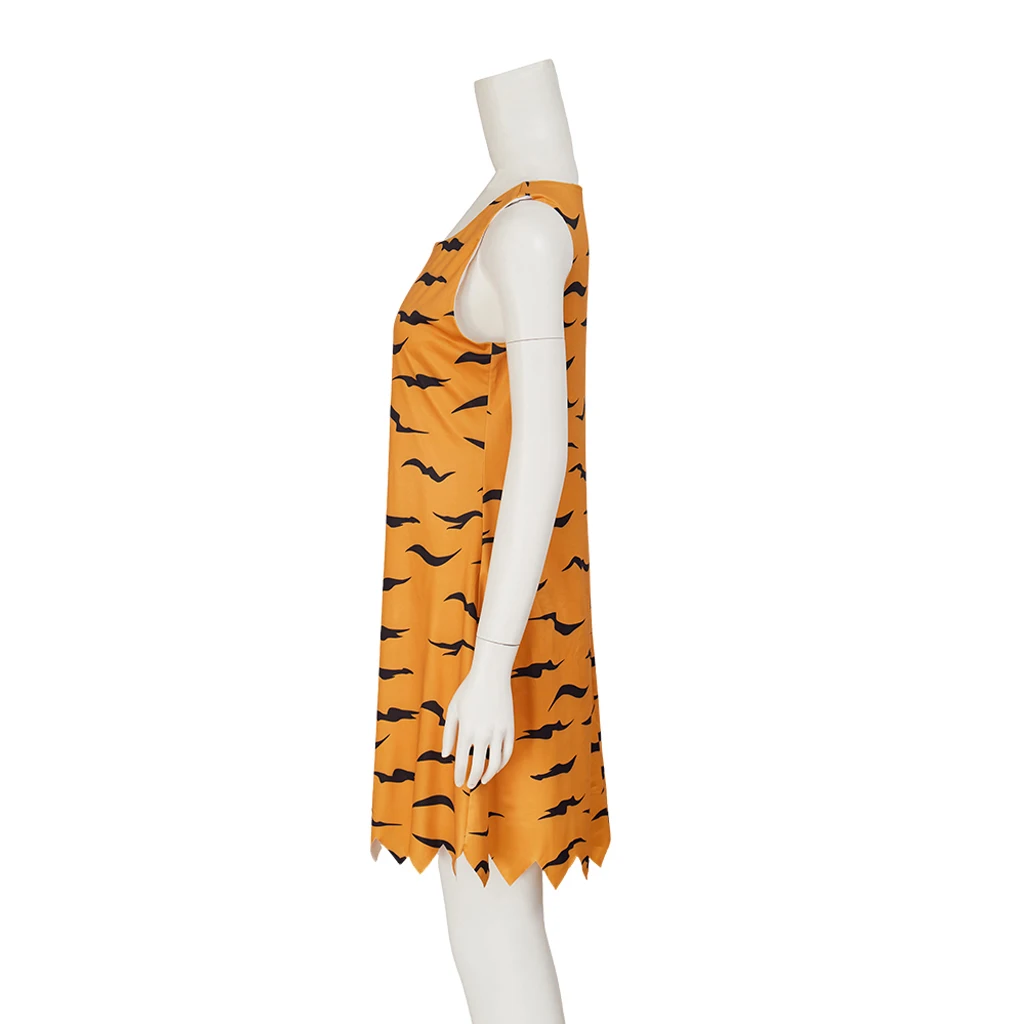 Костюм для косплея Onari желтое платье с принтом женский костюм девочек ТВ Oni Thunder