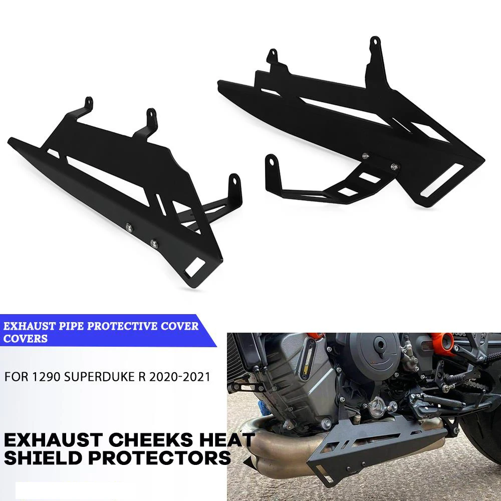 

FOR 1290 SUPER DUKE R Moto Curved Exhaust Muffler Pipe Heat Shield Cover Guard Protector FOR 1290 SUPER DUKE R 2020 2021