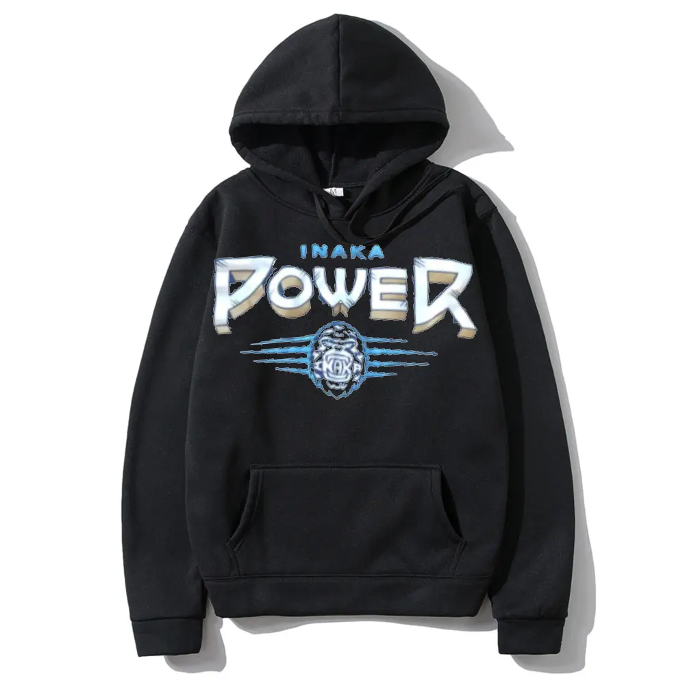 

Inaka Power Chimpanzees Monkey Logo Print Hoodies Men Women Casual Loose Black Hoodie Brand Simple Sweatshirt Fashion Clothes