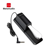 meloaudio universal sustain pedal with polarity switch damper pedal for electric piano keyboard electronic organ synthesizer gyh