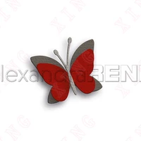 new scrapbook decoration embossing template layered butterfly 8 metal cutting dies diy handmade craft blade punch reusable molds
