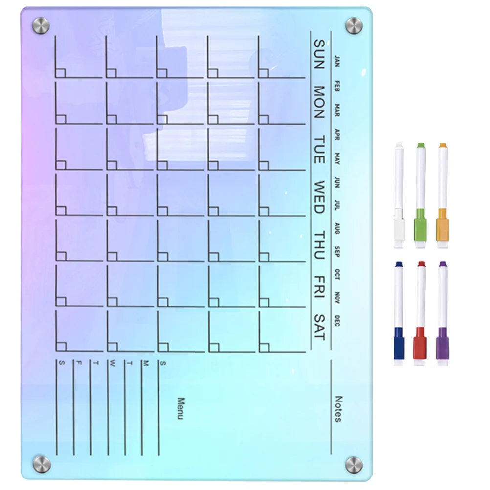 

Magnetic Do List Fridge Daily Planner Board Weekly Acrylic Wall Small Dry Erase Boards Planning Refrigerator