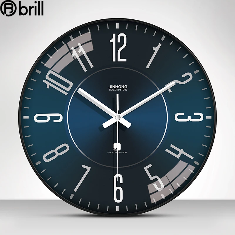 

Creative Mute Modern Design Large Wall Clock Simple No Punching Quartz Clocks Wall Home Decor Fashion Living Room Decoration