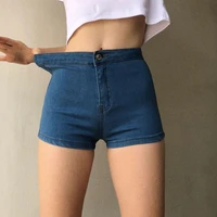 jeans shorts summer 2021 fashion sexy stretch slim push up hips elastic cotton straight casual denim shorts outfits streetwear