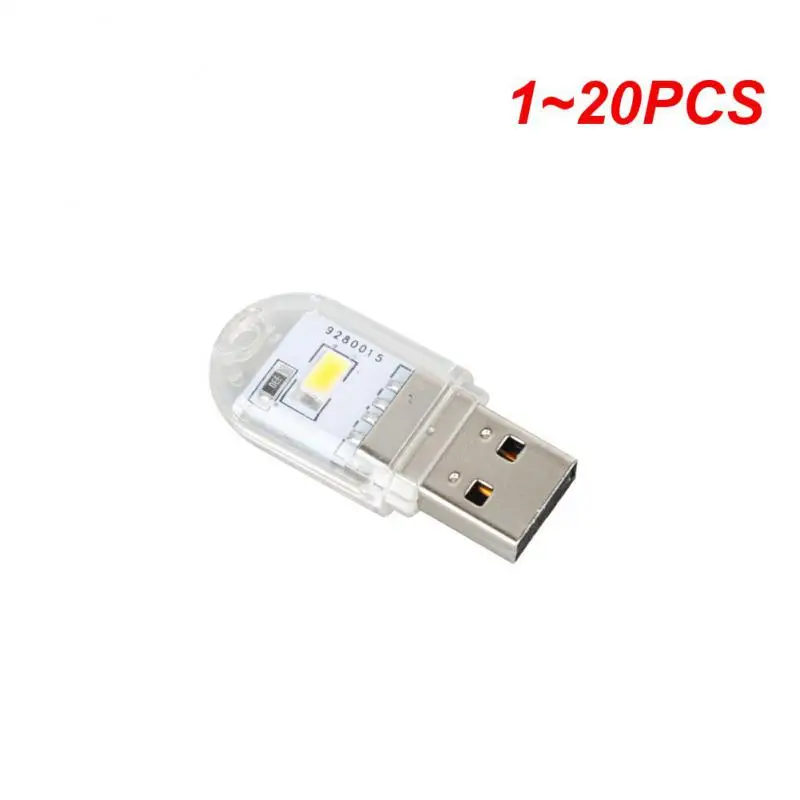 

1 ~ 20 шт. ночные светильники для кемпинга, ультраяркая мягкая портативная мини-книга, термостойкая 7000k белая лампа для чтения книг