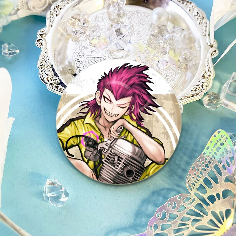 Аниме Danganronpa Pins игровые персонажи Amami Iruma Miu Kirigiri Kyouko Nagito значок круглые креативные
