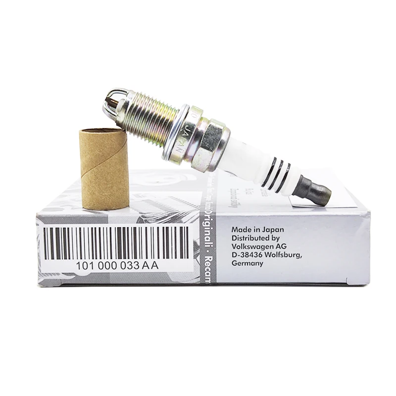 

4PCS 101000033AA BKUR6ET10 2397 Spark Plug For Audi A3 A4 A6 90-100 Golf VW Magotan Beetle 101000051AA High Quality Plugs