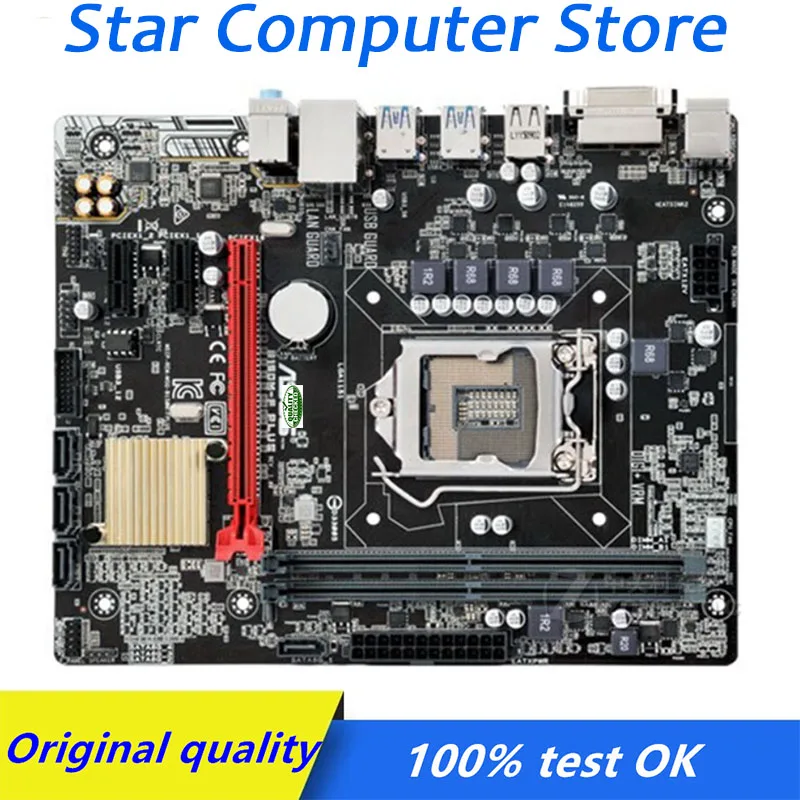 

For ASUS B150M-F PLUS B150 B150M LGA 1151 ATX Motherboard DDR4 Computer USB3.0 SATA3 Desktop Mainboard Used