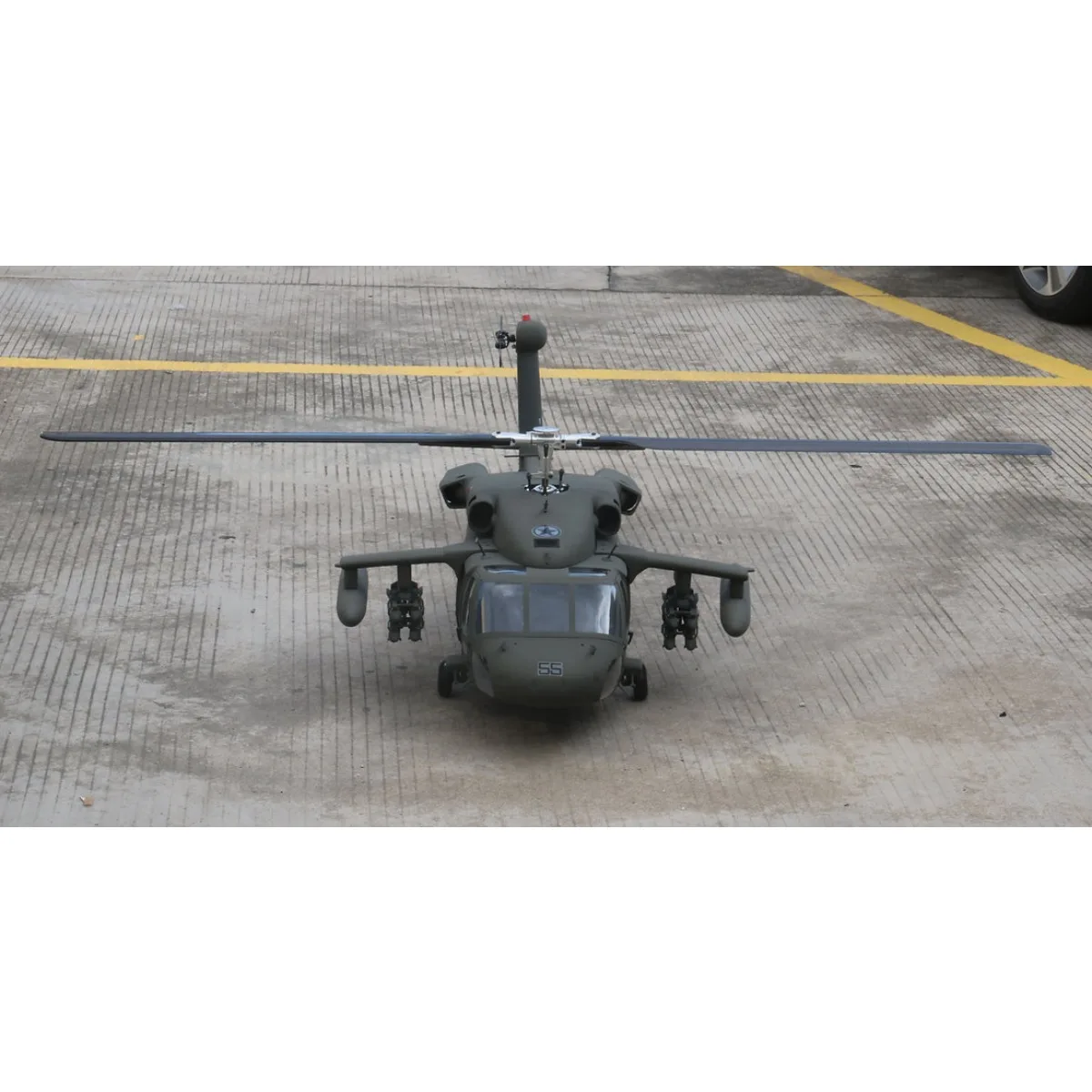 Фото Корпус вертолета ROBAN 600 Size HH-60 Black Hawk из стекловолокна для моделей вертолетов 600 размера №4