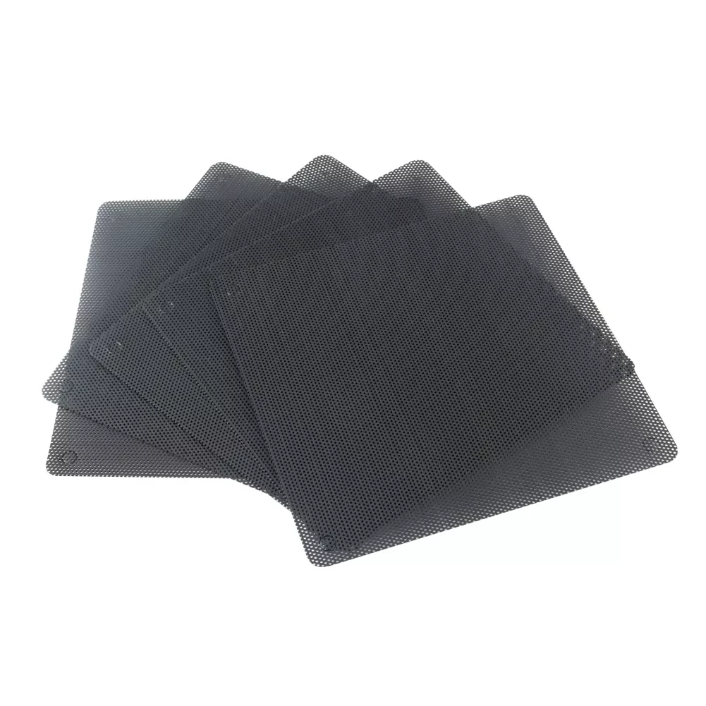 

2022New 5pcs 8cm 9cm 12cm 14cm Black Square Fan Filter PC computer mesh dustproof case cover 80 90 120 140mm Fan Dust Filter Co