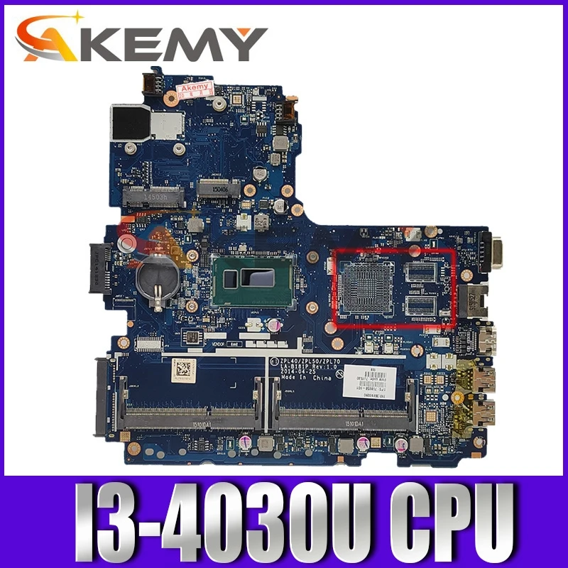 

Laptop Motherboard For HP Probook 440 G2 450 G2 768057-601 768057-001 ZPL50 ZPL70 LA-B181P SR1EN I3-4030U 100% fully tested