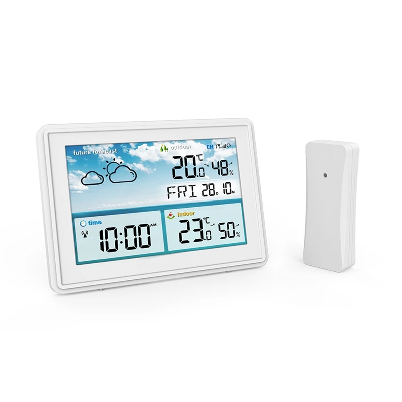 

Wireless Digital Weather Station Thermometer Hygrometer Forecast Sensor (A)EU Plug