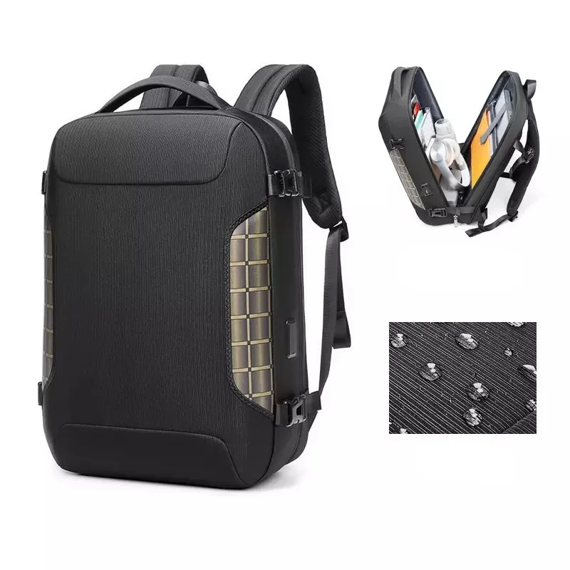 

Fashion Waterproof Men's Backpack 3D Large Capacity Travel Multifunctional Backpack Laptop Business School Bag Mochilas