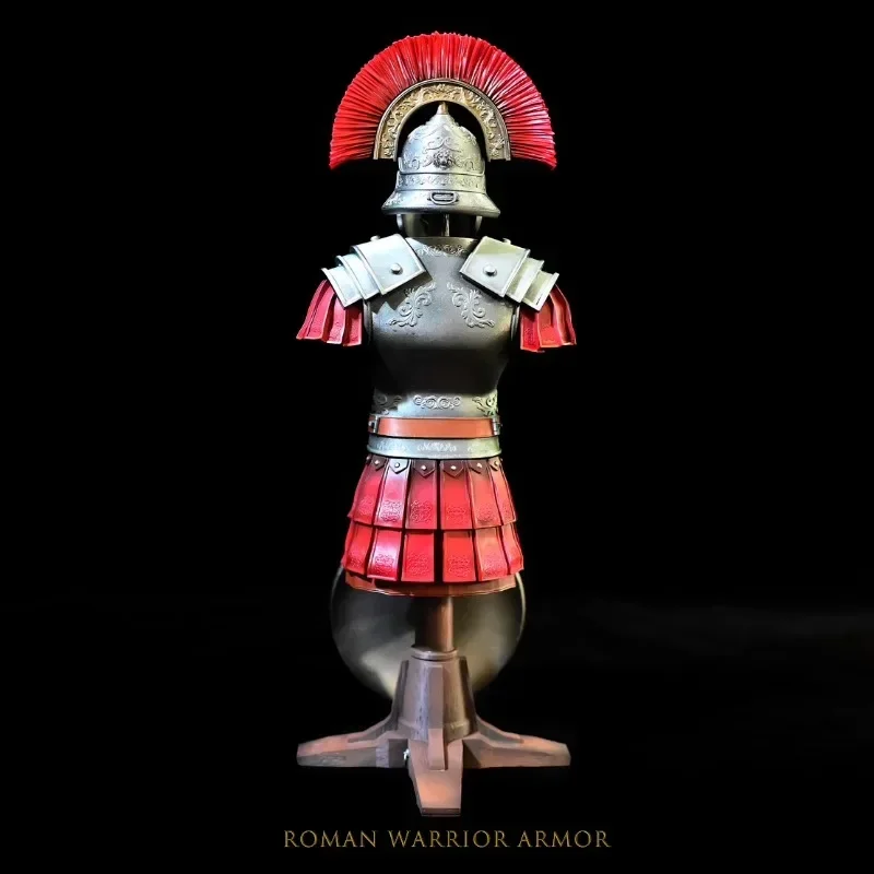 210 мм украшение для дома ремесло древний Римский Шлем Броня Готовая модель