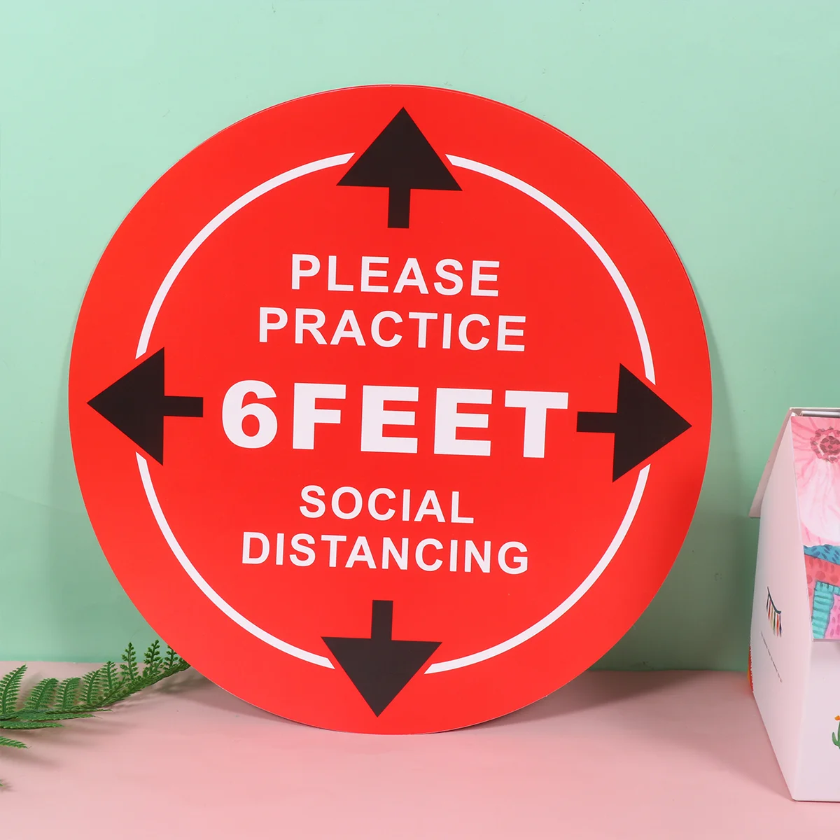 4 шт. наклейка сохраняющая расстояние школьные напольные наклейки